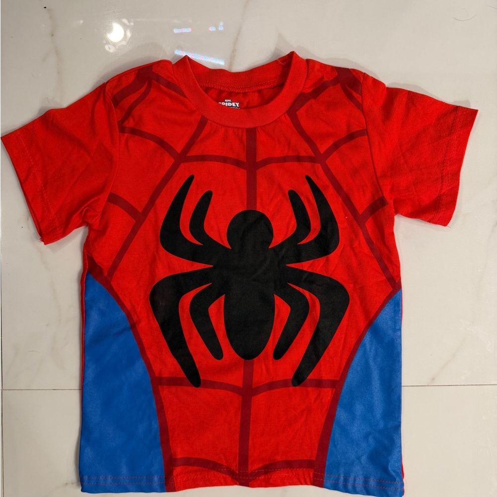Marvel Red and Blue Spider Hero Kids Costume Shirt
